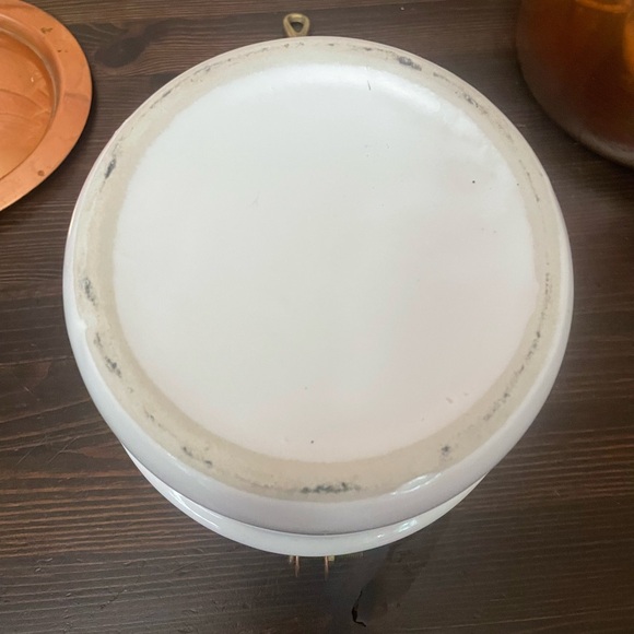 Beautiful Vintage B&M Douro Copper Brass Double Boiler with Porcelain Insert - Picture 10 of 16